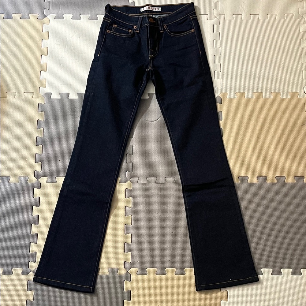 J Brand Women's Dark Blue Straight Leg Jeans